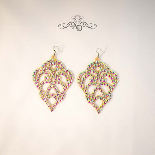 Elegant Crystal Performance Earrings - Lily