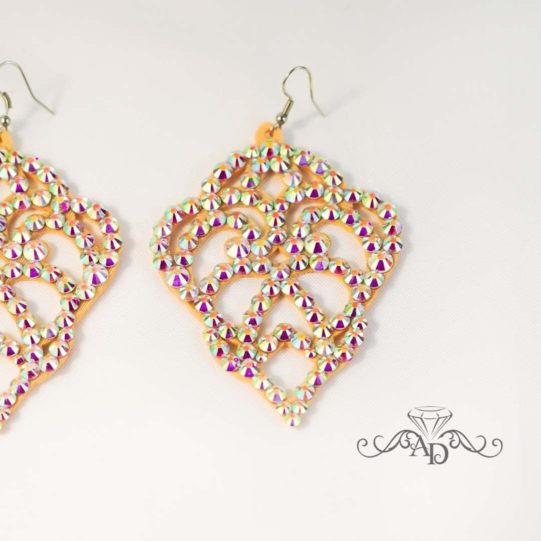 Elegant Crystal Performance Earrings - Lily