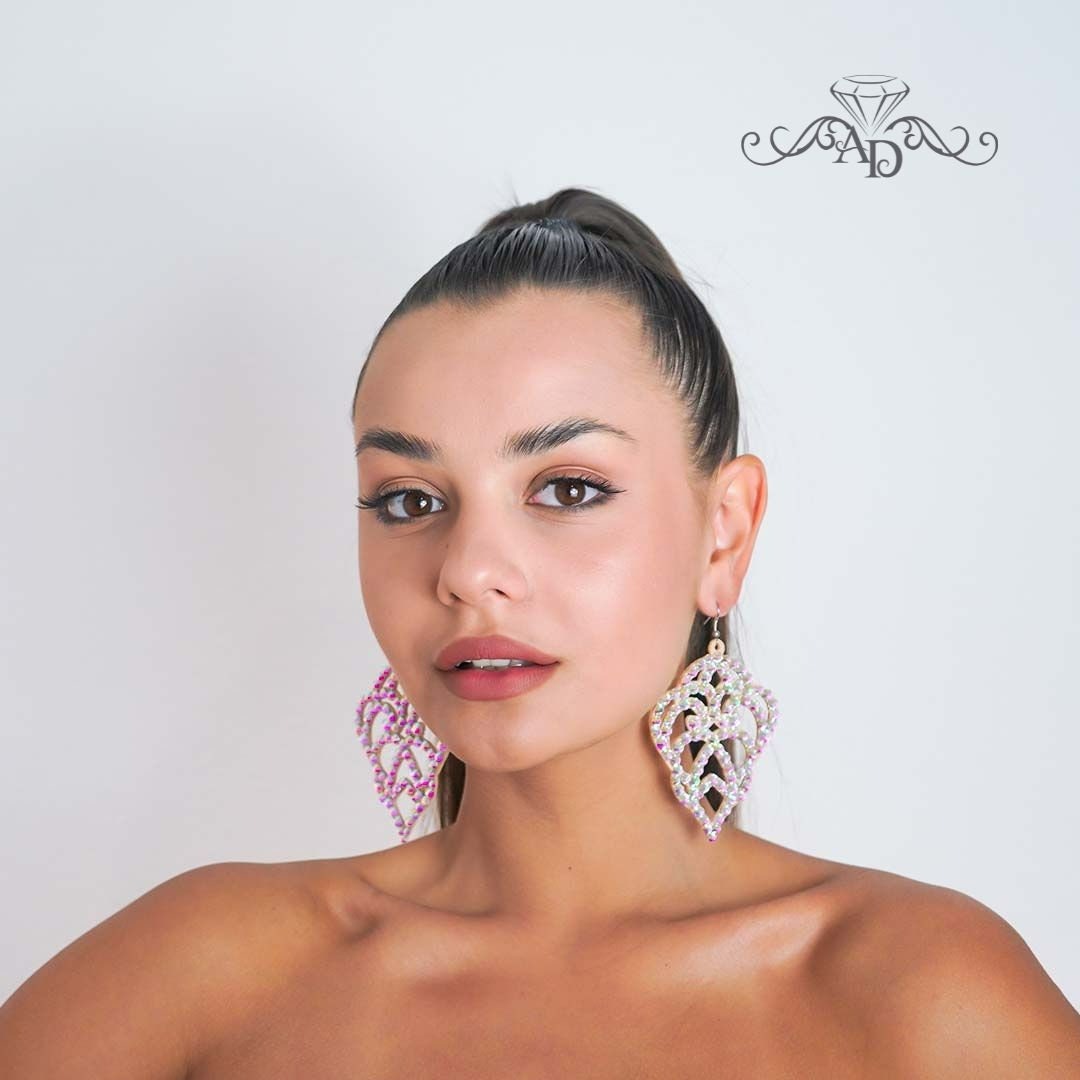 Elegant Crystal Performance Earrings - Lily