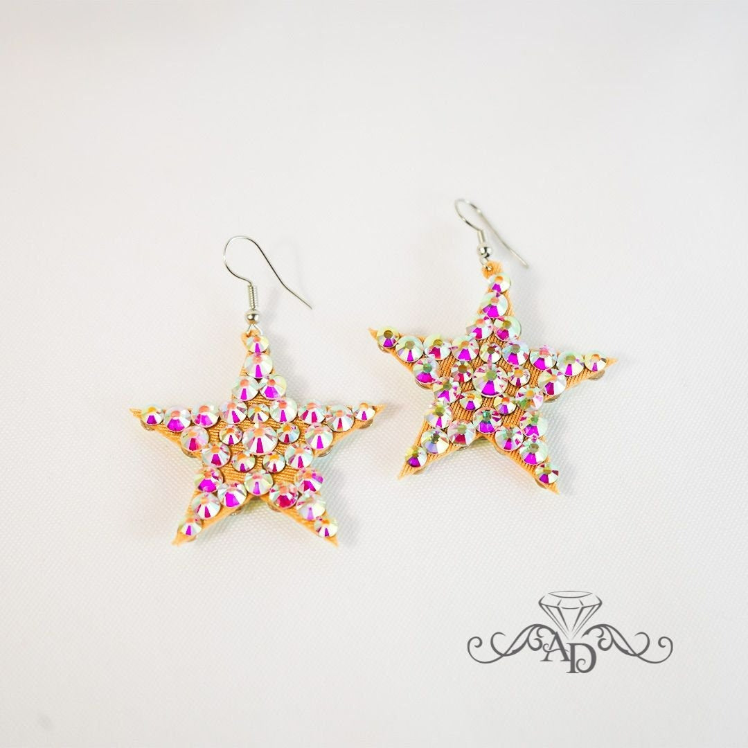 Stars Crystal Earrings - Little Stars