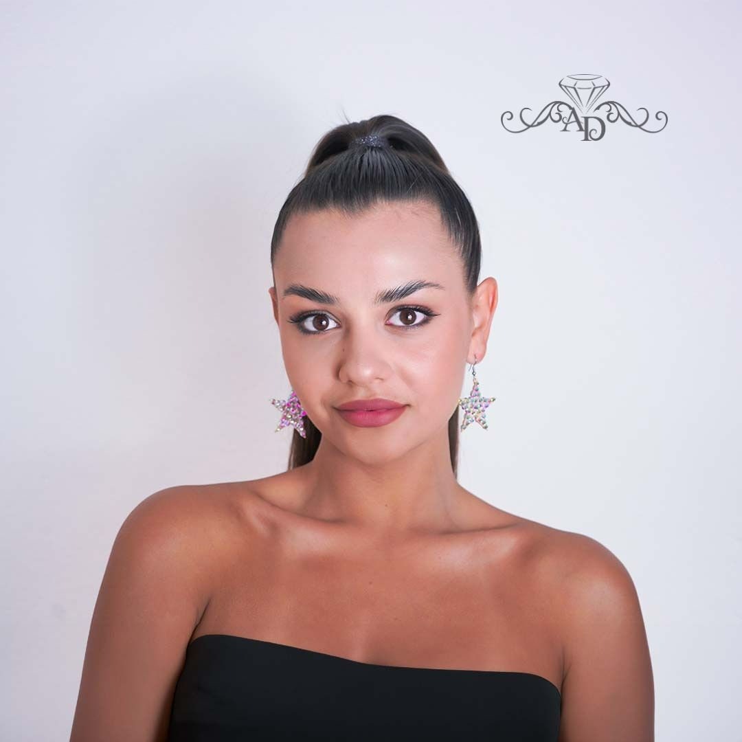 Stars Crystal Earrings - Little Stars