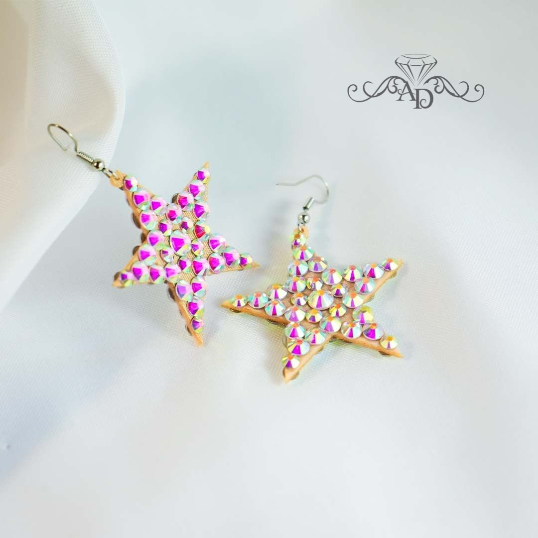 Stars Crystal Earrings - Little Stars