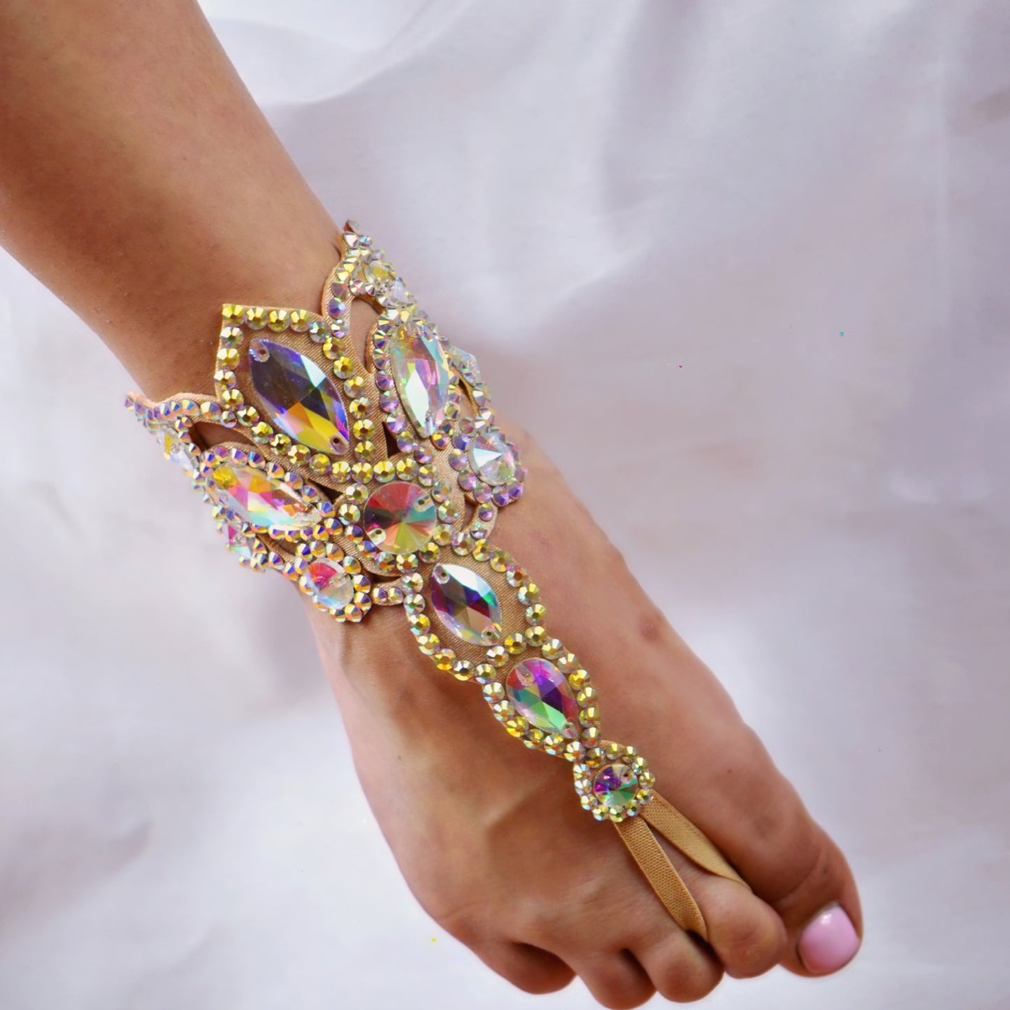 Rhinestone Foot Jewelry - Amina