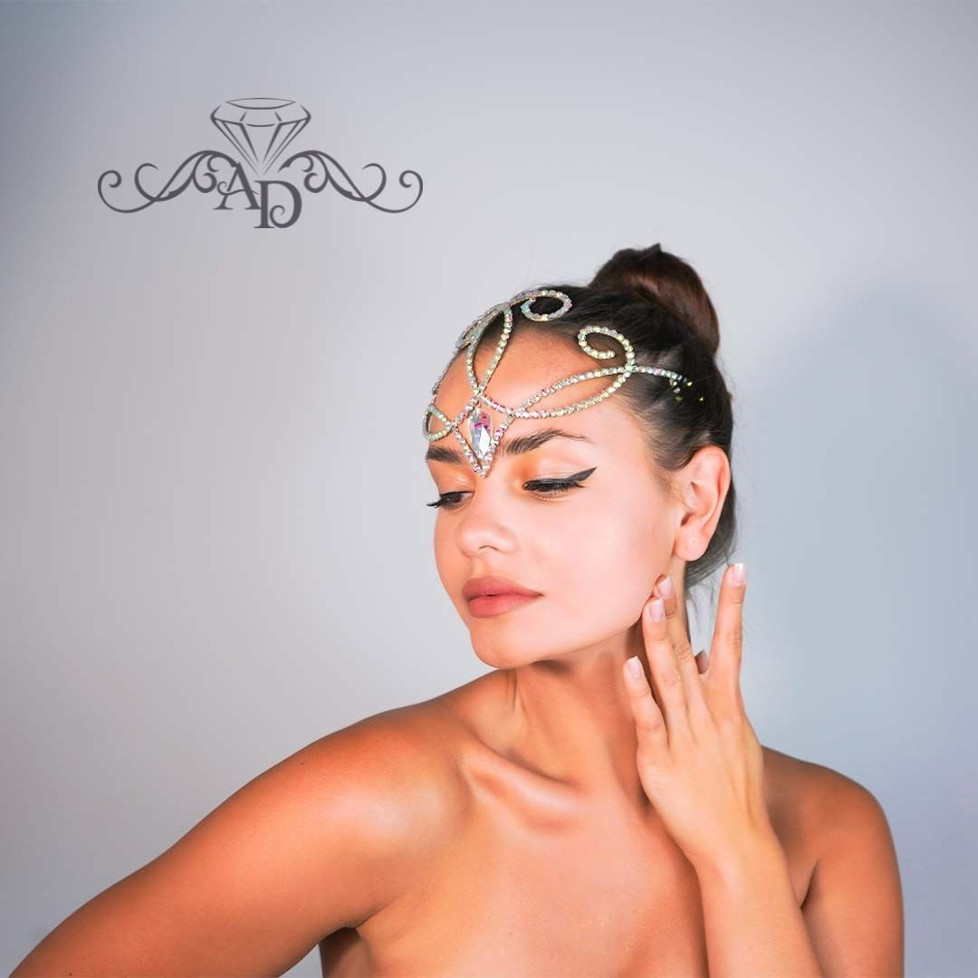 Shiny Wire Diadem for Stage - Diona