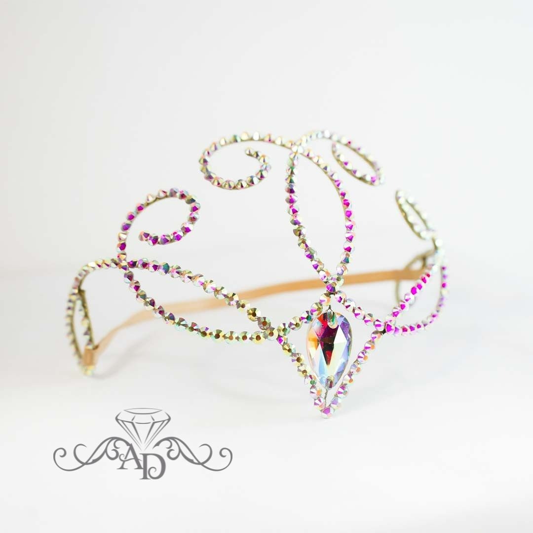 Shiny Wire Diadem for Stage - Diona