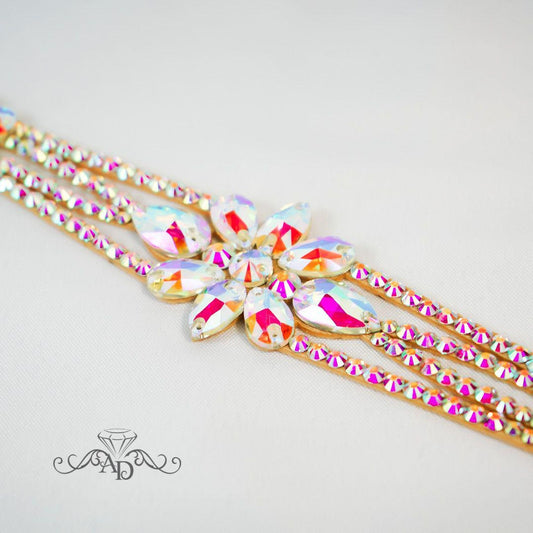 Rhinestone Choker for Dancers - Raelynn