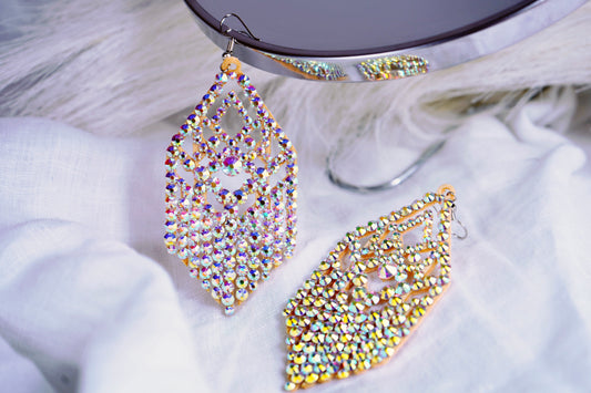 Competition-Ready Sparkle Earrings - Ember