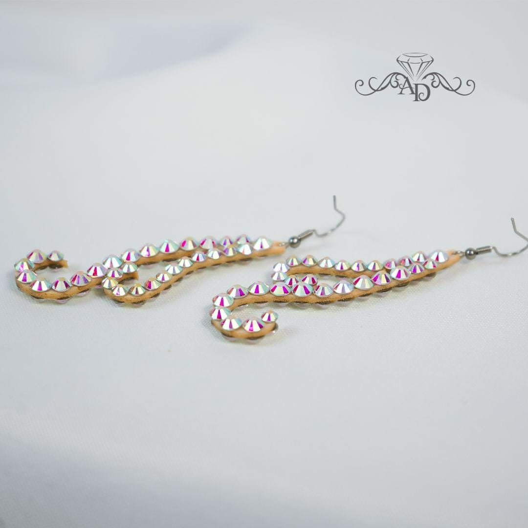 Lightweight Dance Crystal Earrings - Anisa