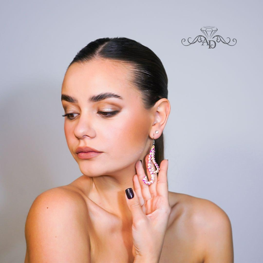 Lightweight Dance Crystal Earrings - Anisa