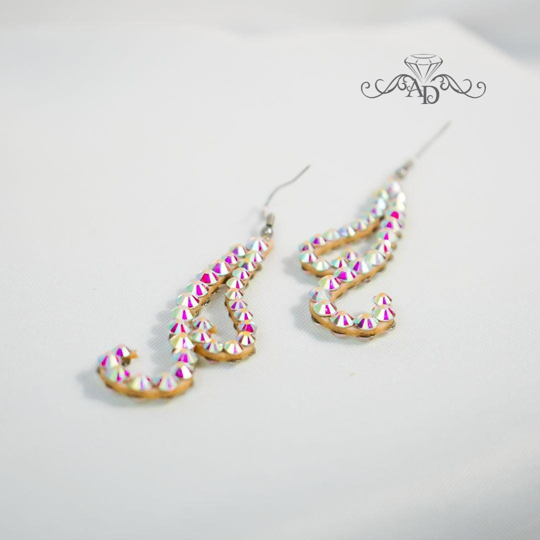 Lightweight Dance Crystal Earrings - Anisa