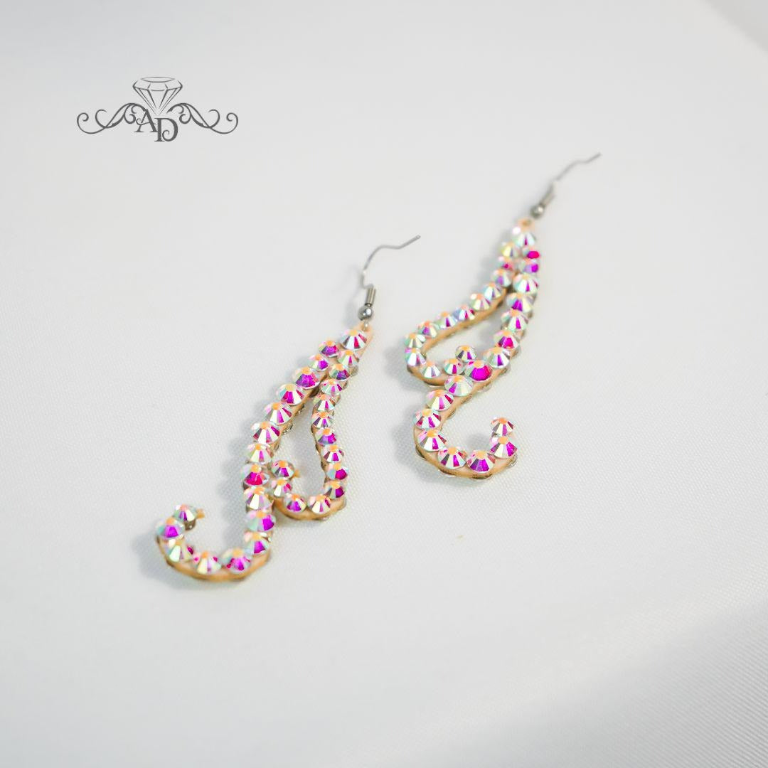 Lightweight Dance Crystal Earrings - Anisa