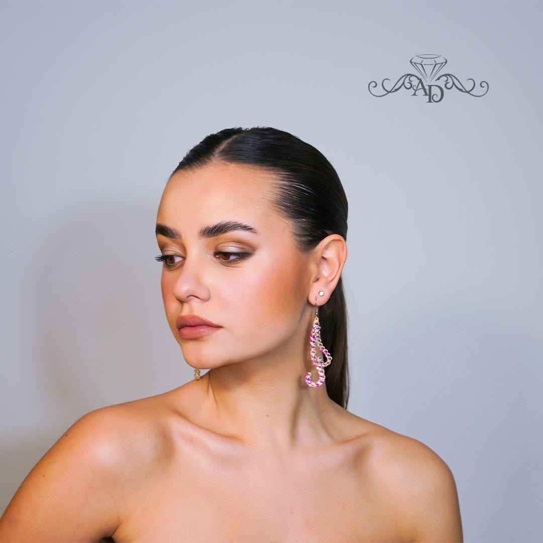 Lightweight Dance Crystal Earrings - Anisa