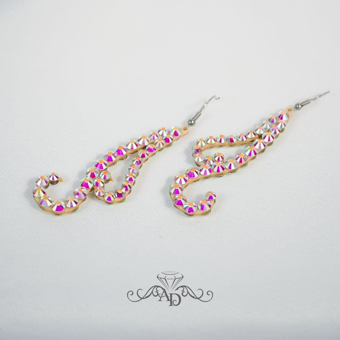 Lightweight Dance Crystal Earrings - Anisa
