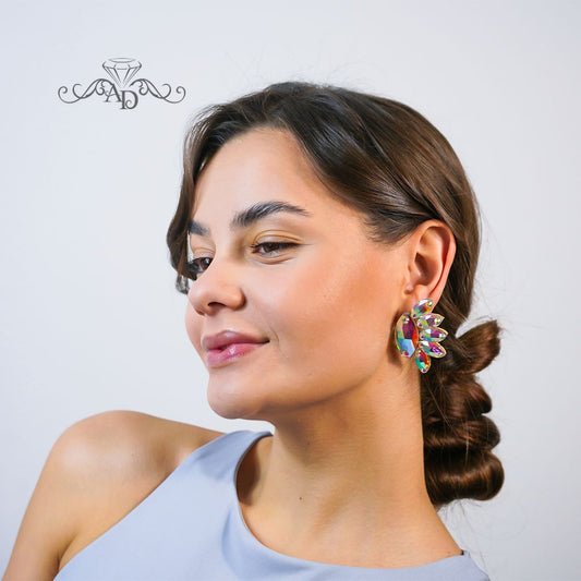 Show dance clip on earrings