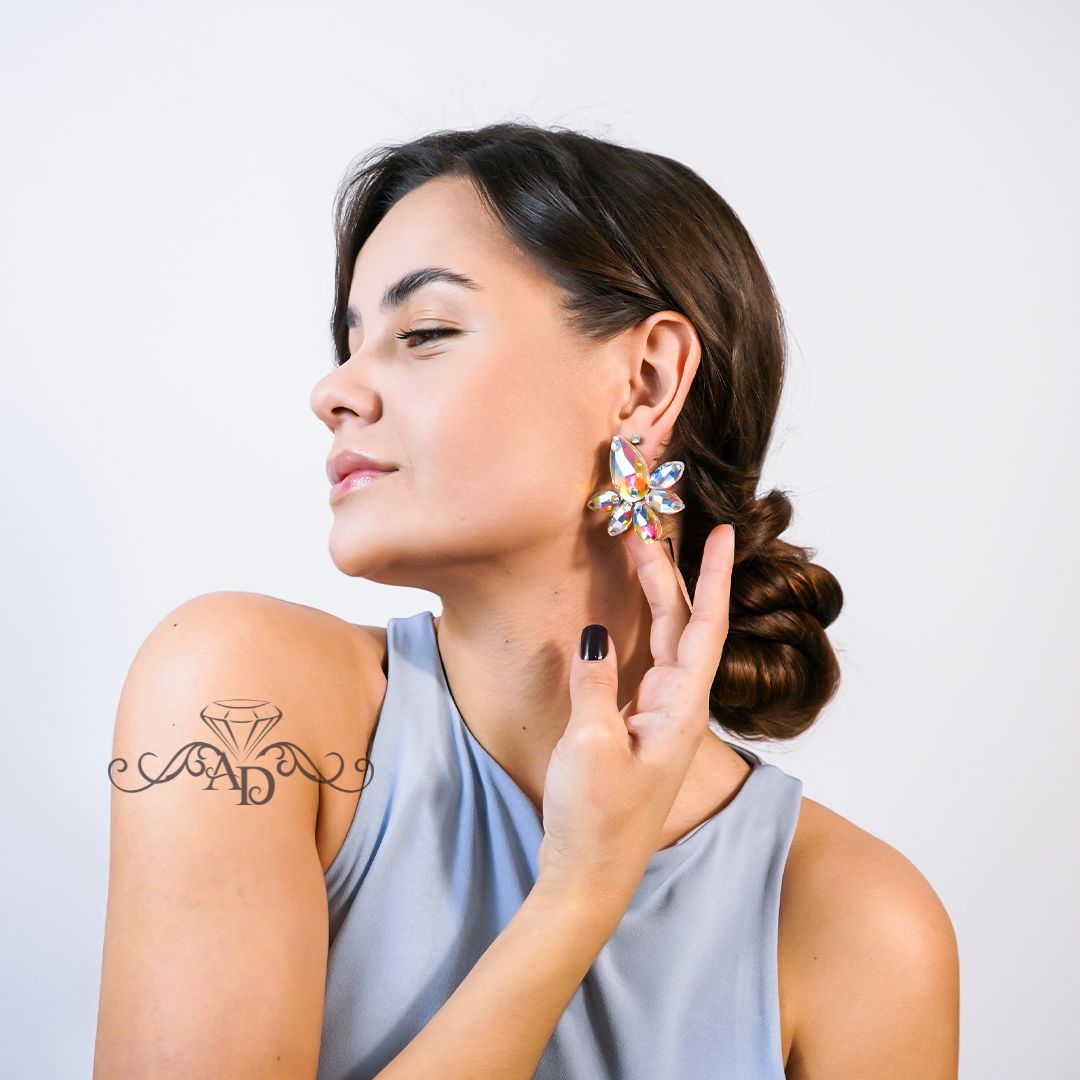 Ballroom clip on earrings