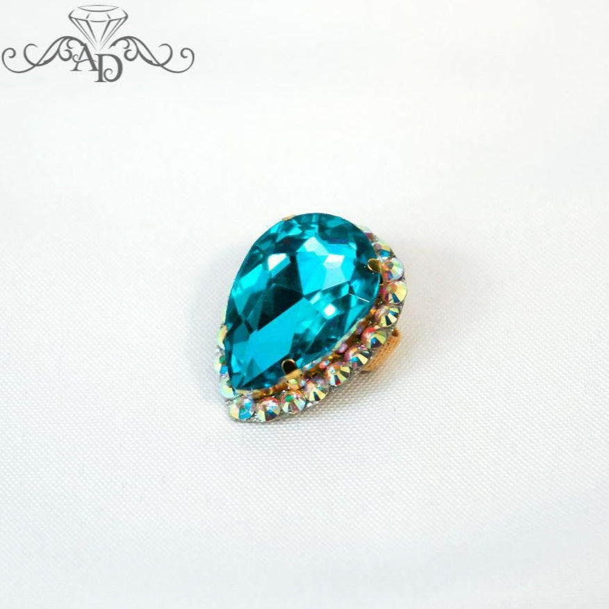 Sparkling Rhinestone Ring for Dance