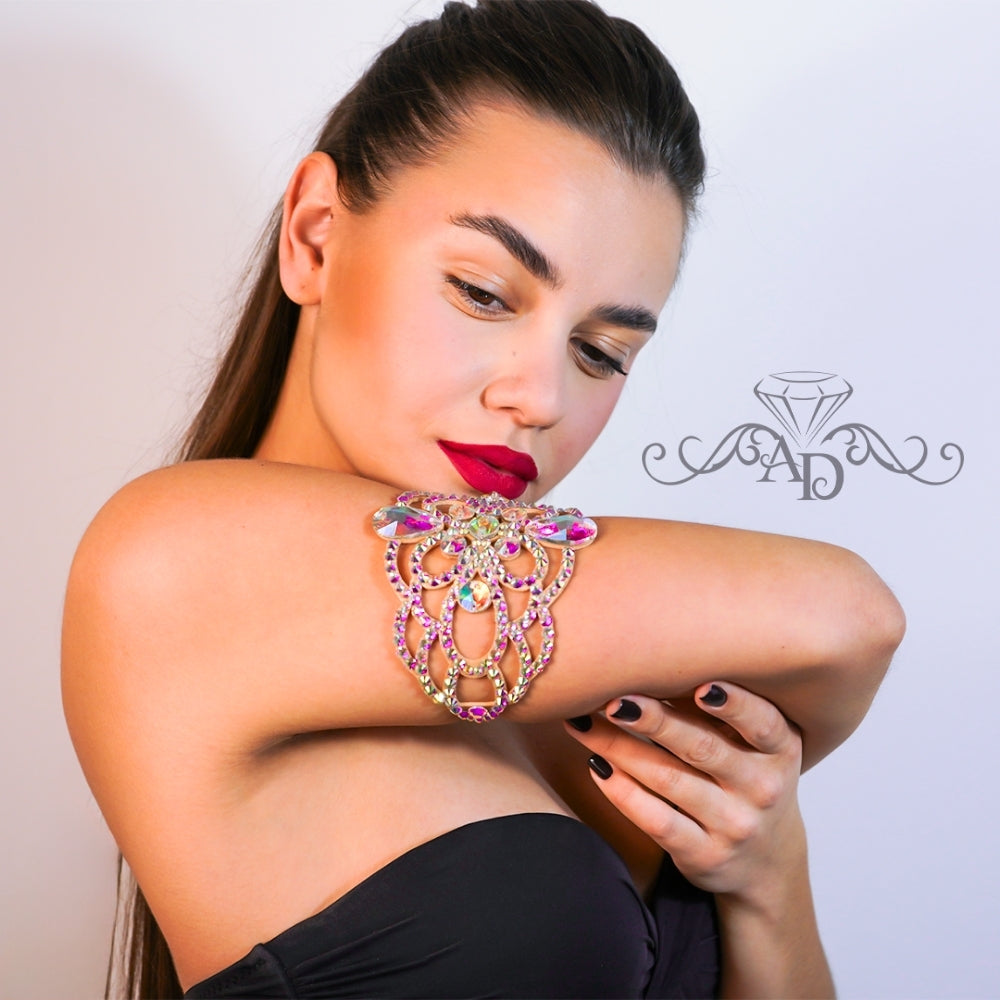 Reflective Crystal Bracelet for Arm - Elin