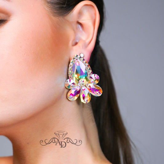 Dance clip on earrings