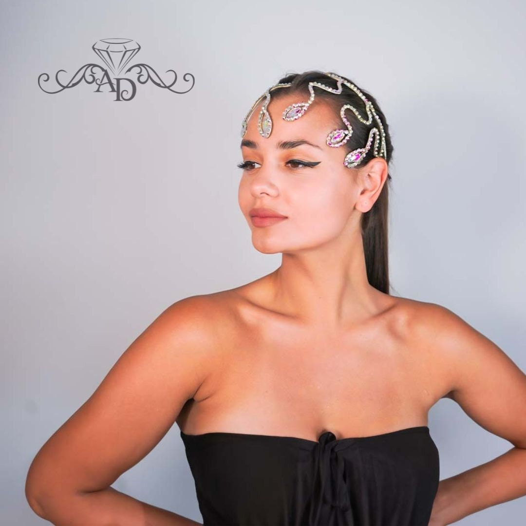 Minimalist Wire Tiara for Dance & Parties - Medusa