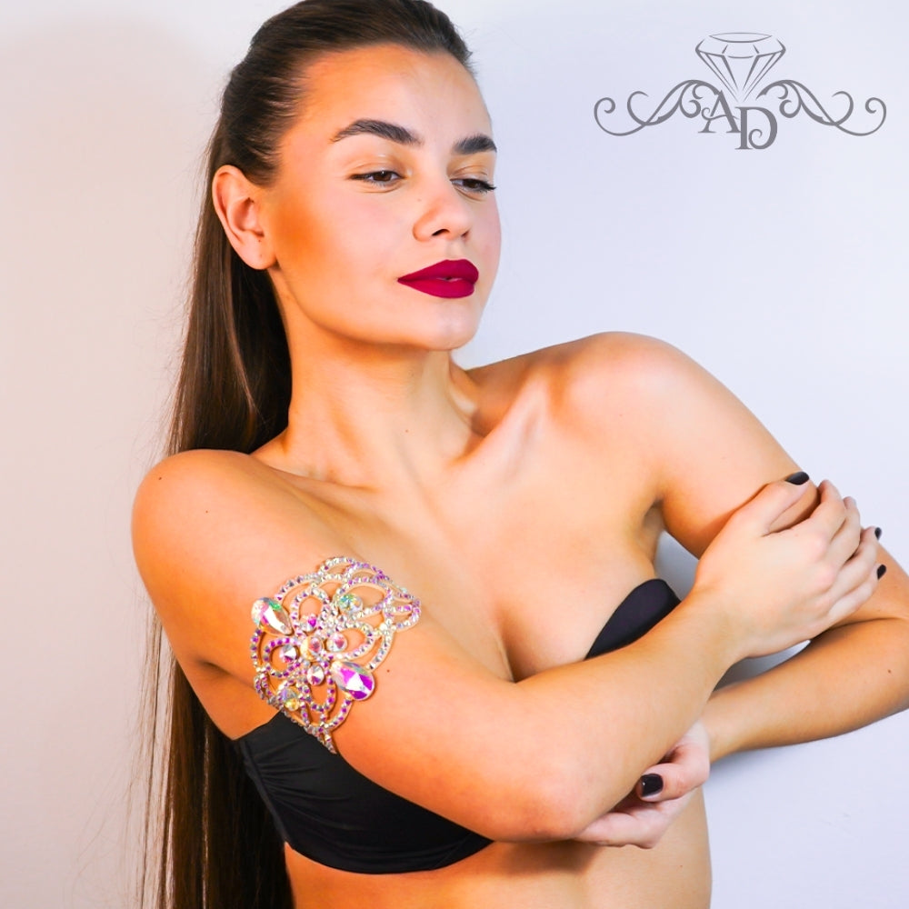 Reflective Crystal Bracelet for Arm - Elin