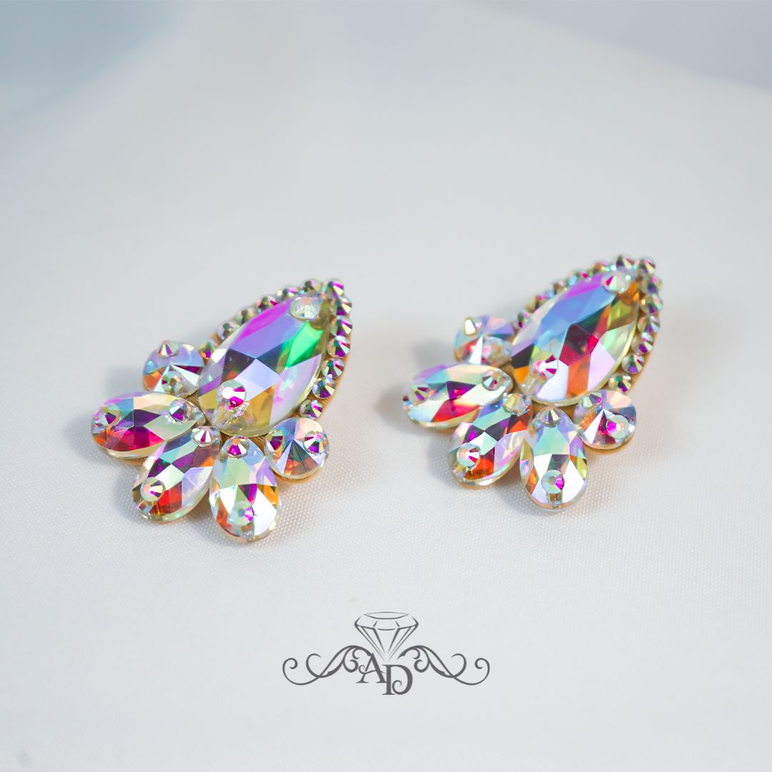 Dance clip on earrings