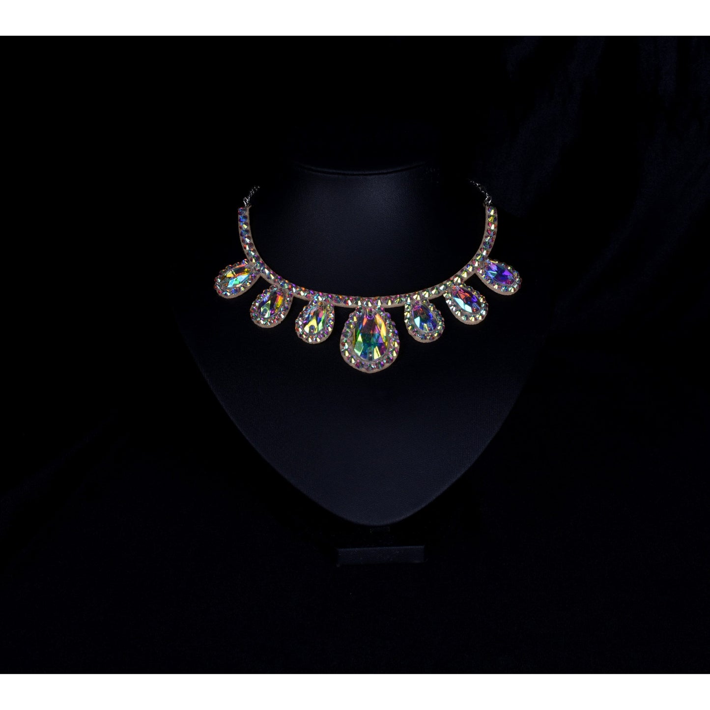 Rhinestone Necklace for Events - Mendi