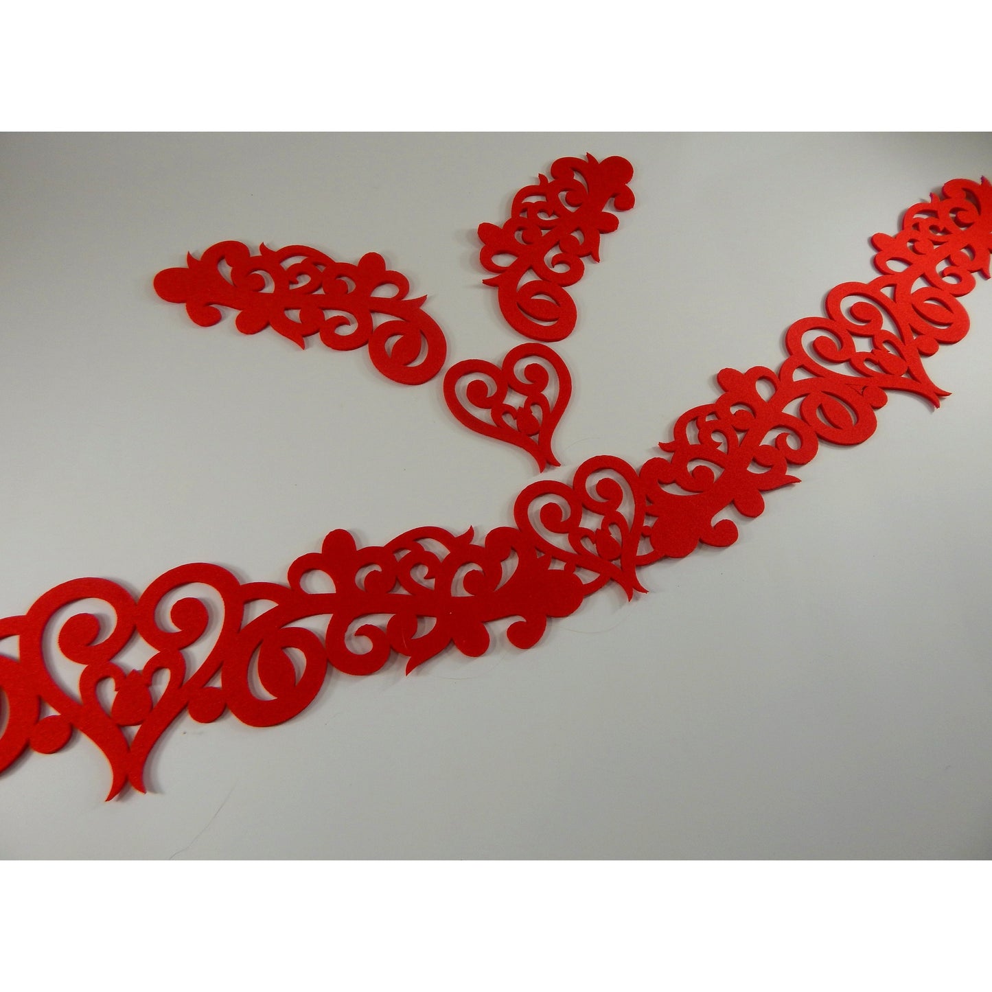 Heart Design Felt Applique Set for Dance Costumes – Bra & Belt Template
