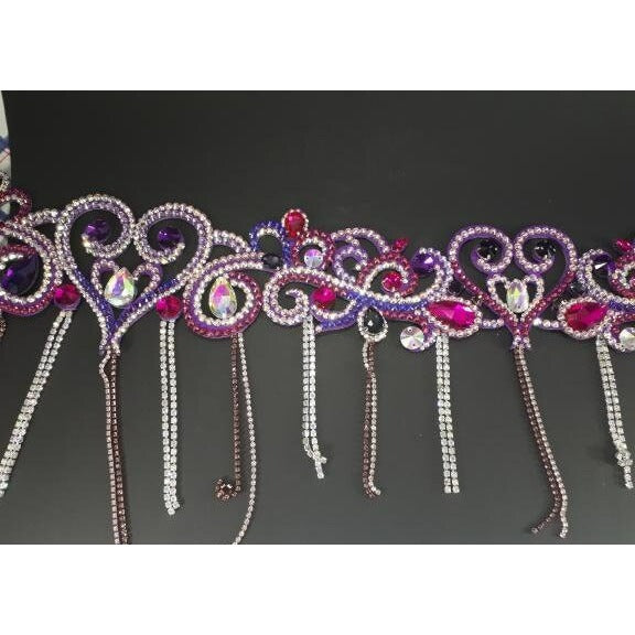 Heart Design Felt Applique Set for Dance Costumes – Bra & Belt Template