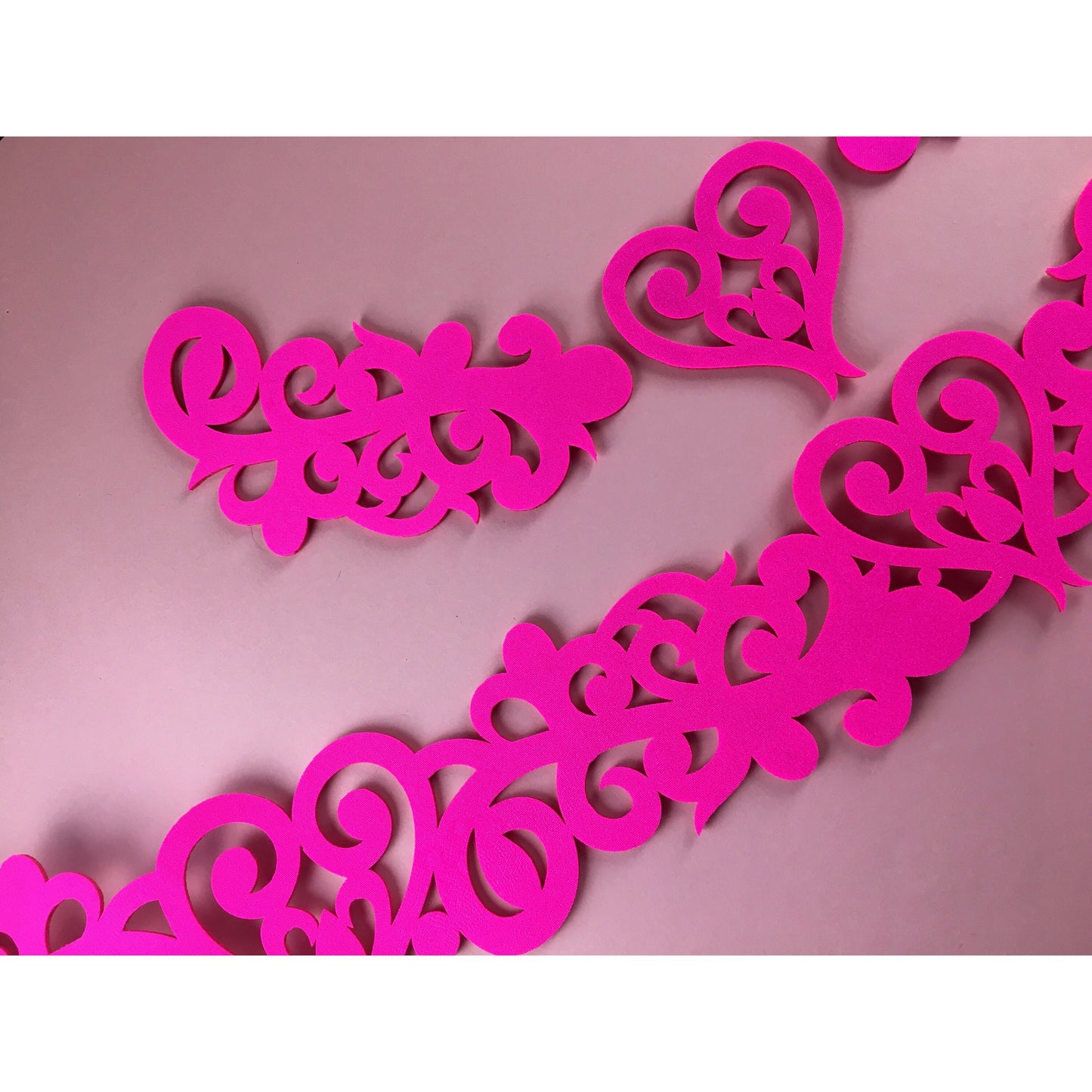 Heart Design Felt Applique Set for Dance Costumes – Bra & Belt Template