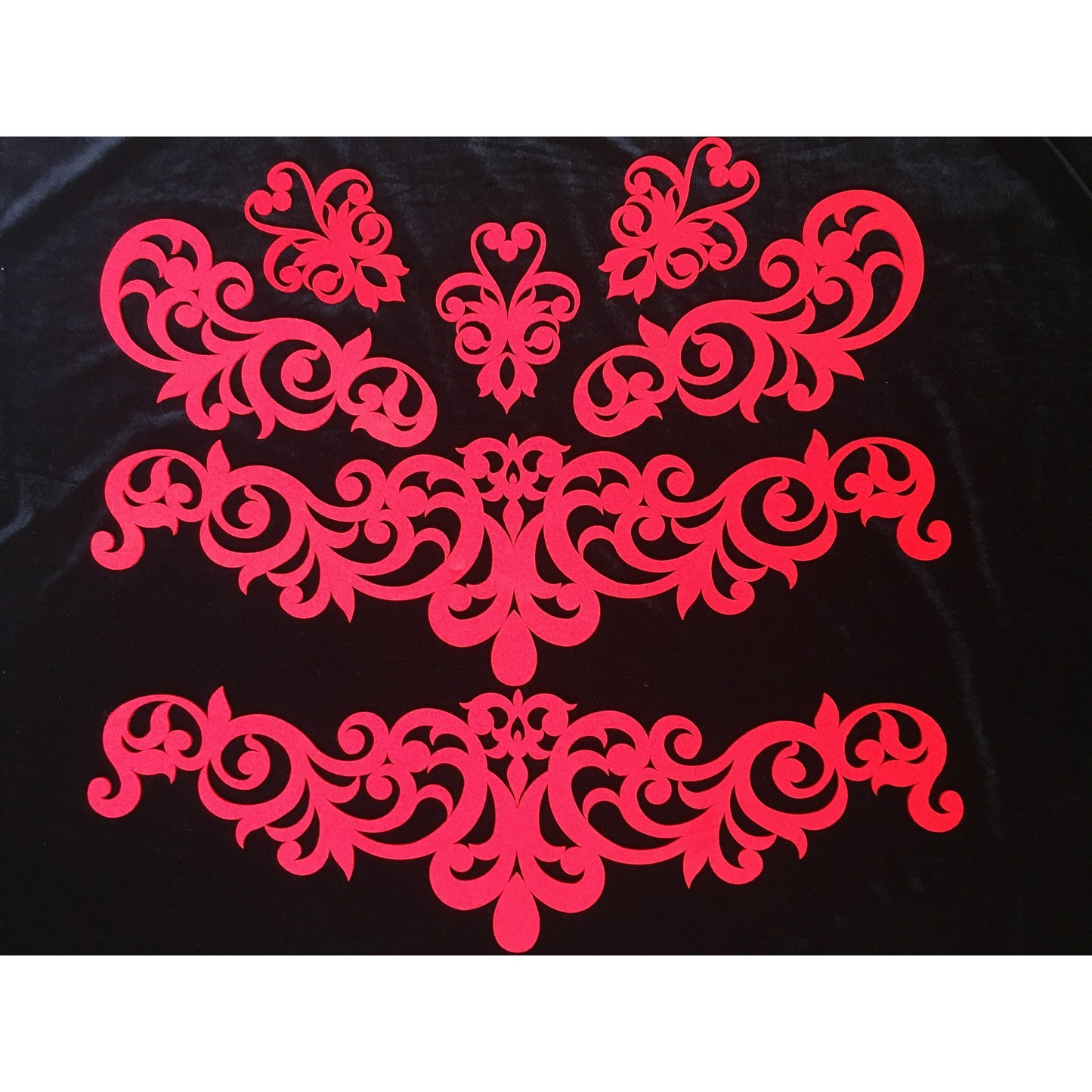 Felt Applique Template for Belly Dance & Latin Dress Costumes – DIY Sewing Pattern