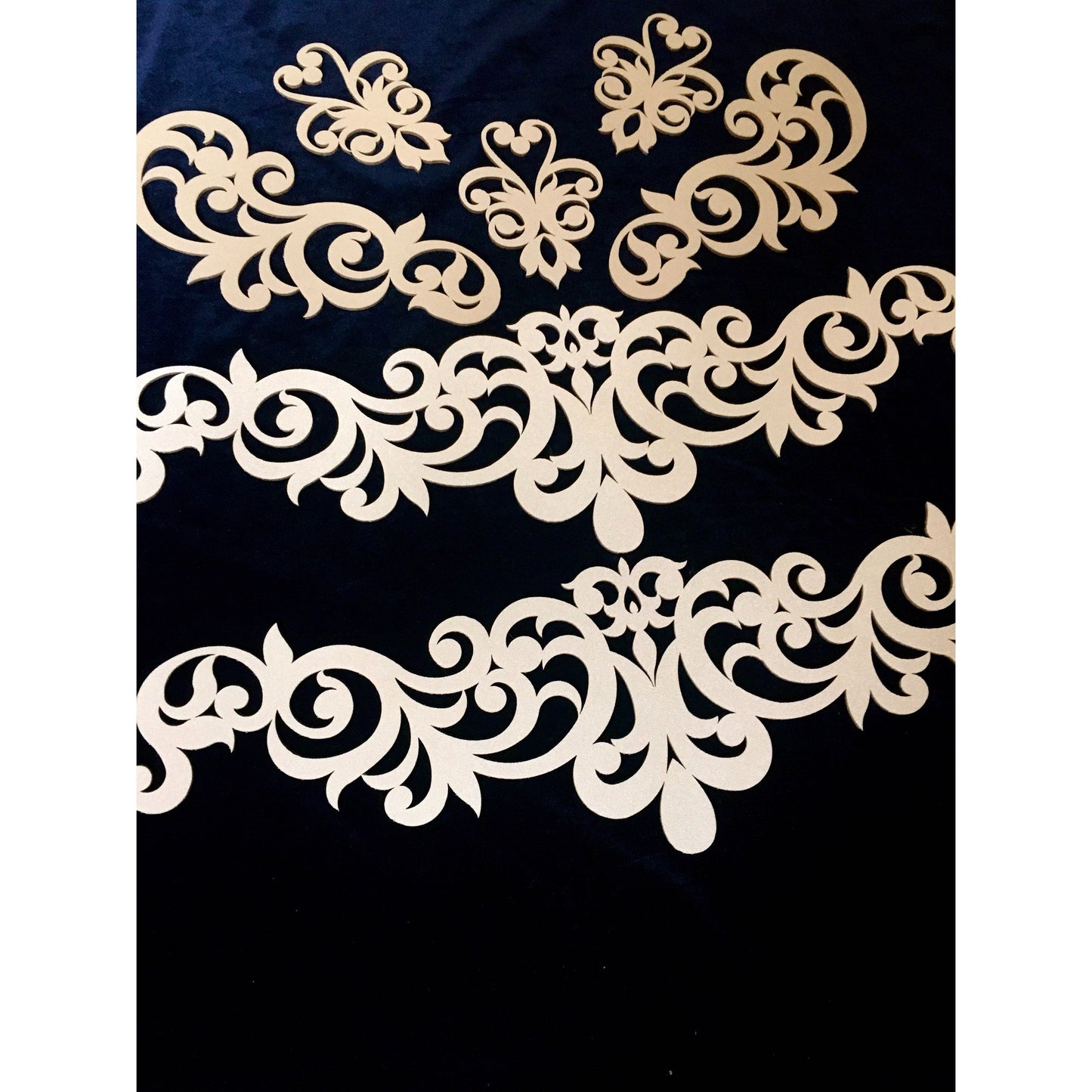 Felt Applique Template for Belly Dance & Latin Dress Costumes – DIY Sewing Pattern