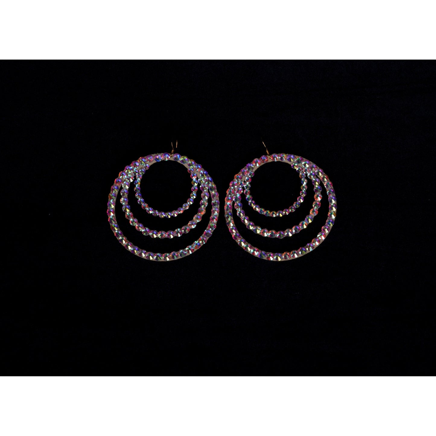 Hoop Shine Earrings for Stage - Miriam