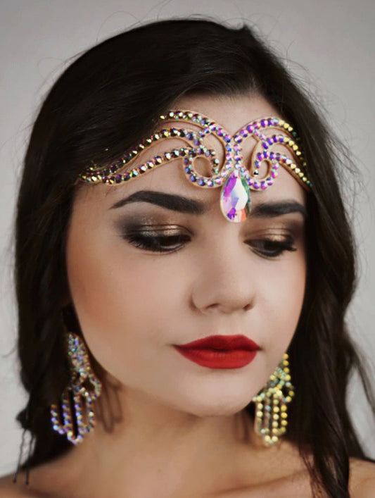 Crystal Forehead Headpiece – Sherry