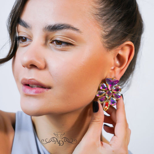 Show dance stud earrings