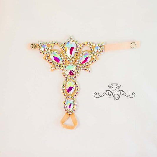Stage Slave Rhinestone Bracelet - Amina