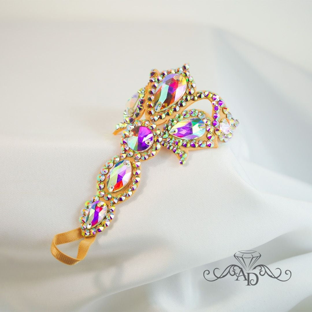 Stage Slave Rhinestone Bracelet - Amina