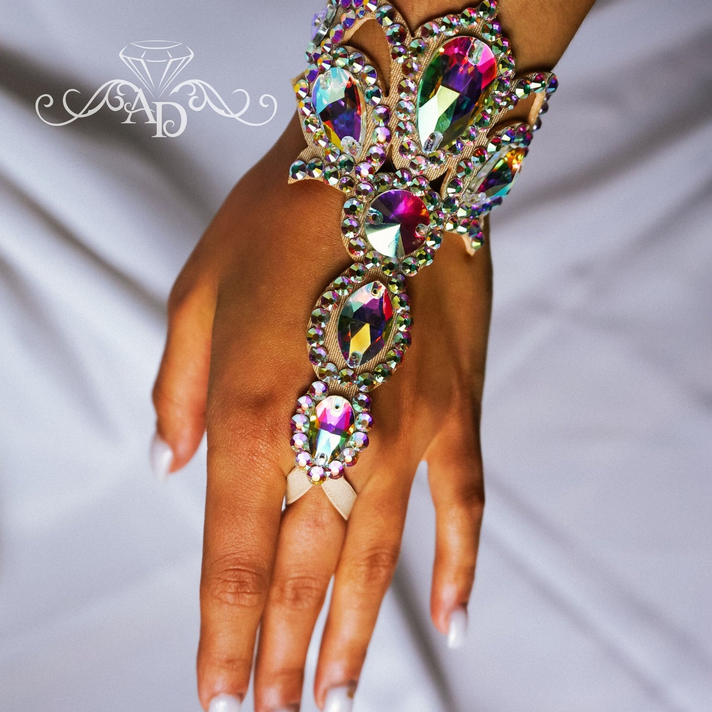 Stage Slave Rhinestone Bracelet - Amina