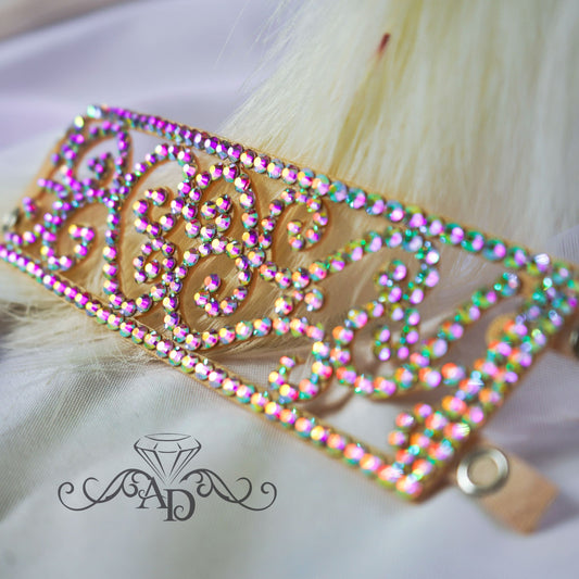 Handmade Rhinestone Bracelet - Sheila