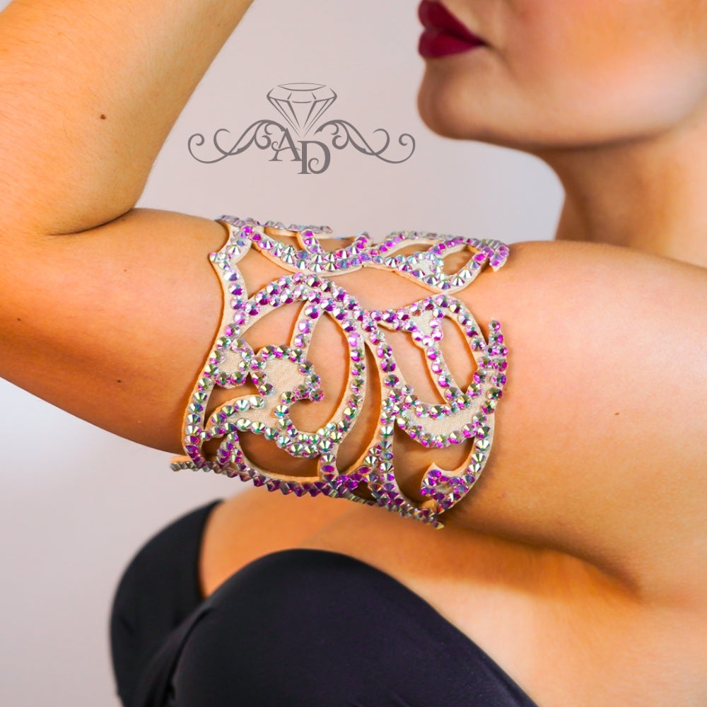 Performance Rhinestone Arm Cuff - Vanessa