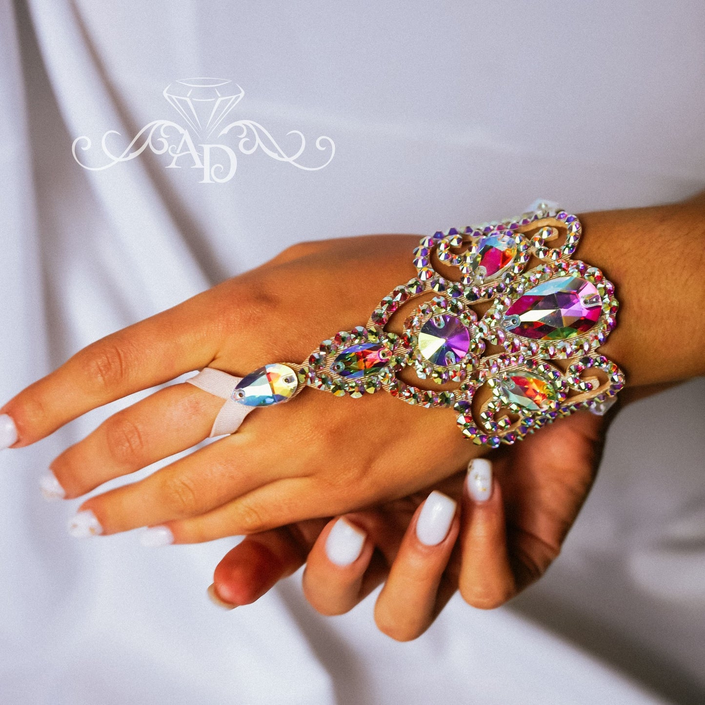 Statement Wrist to Finger Jewelry - Leila