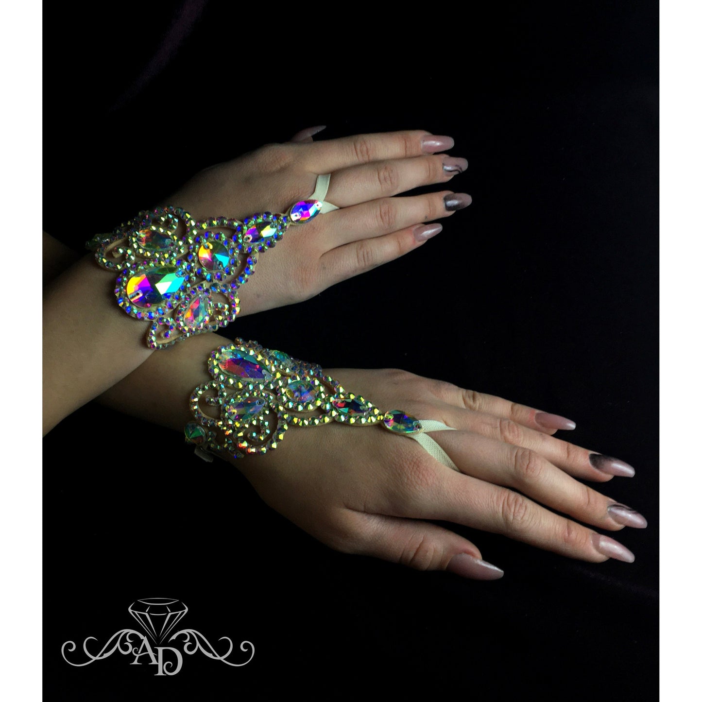 Statement Wrist to Finger Jewelry - Leila