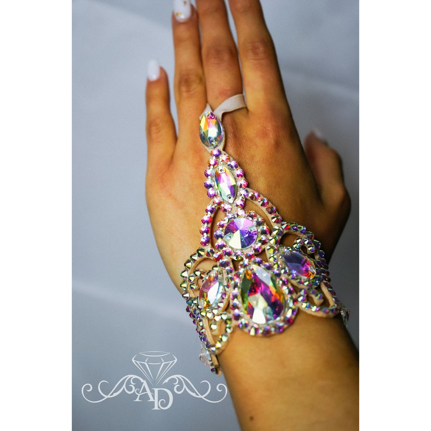 Statement Wrist to Finger Jewelry - Leila