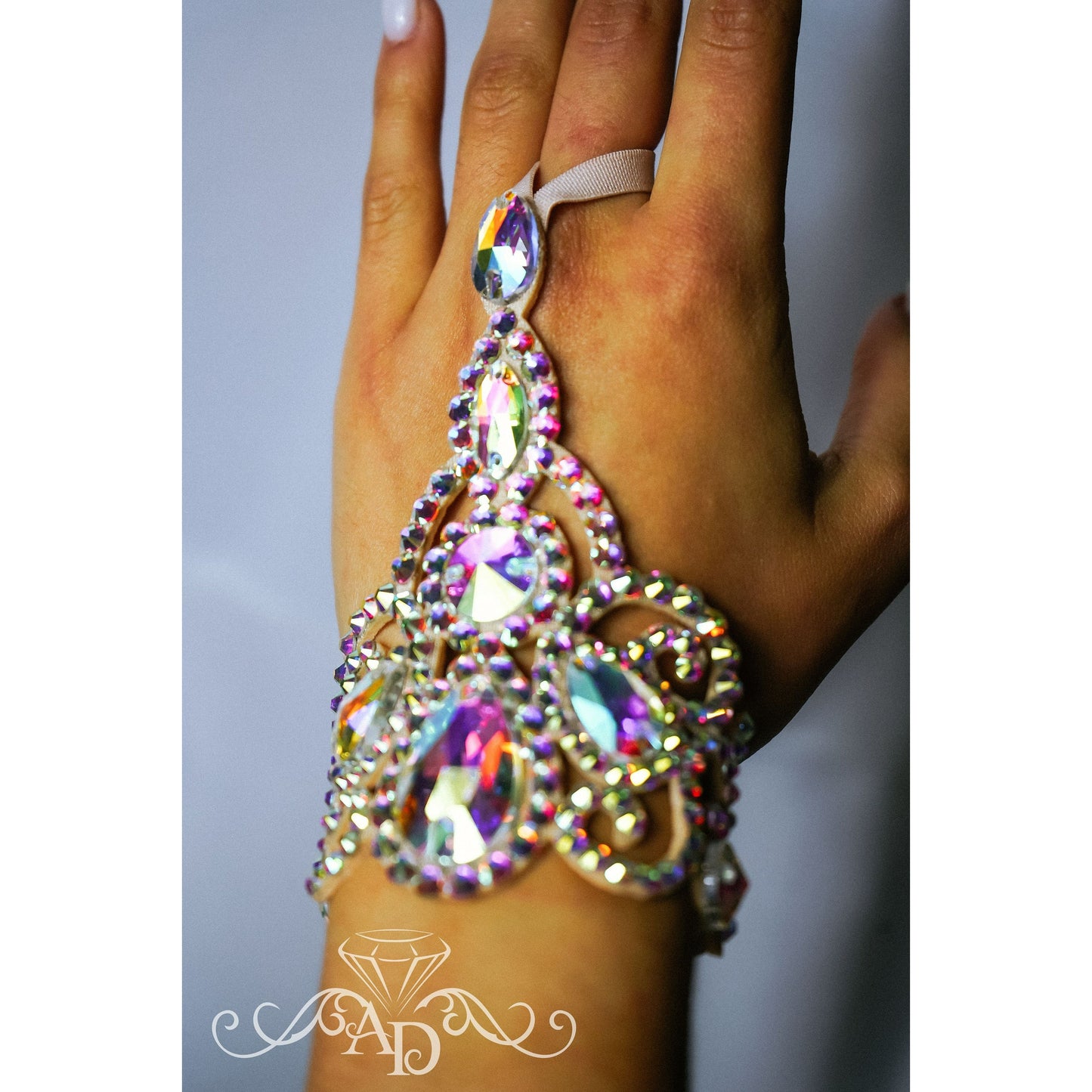 Statement Wrist to Finger Jewelry - Leila