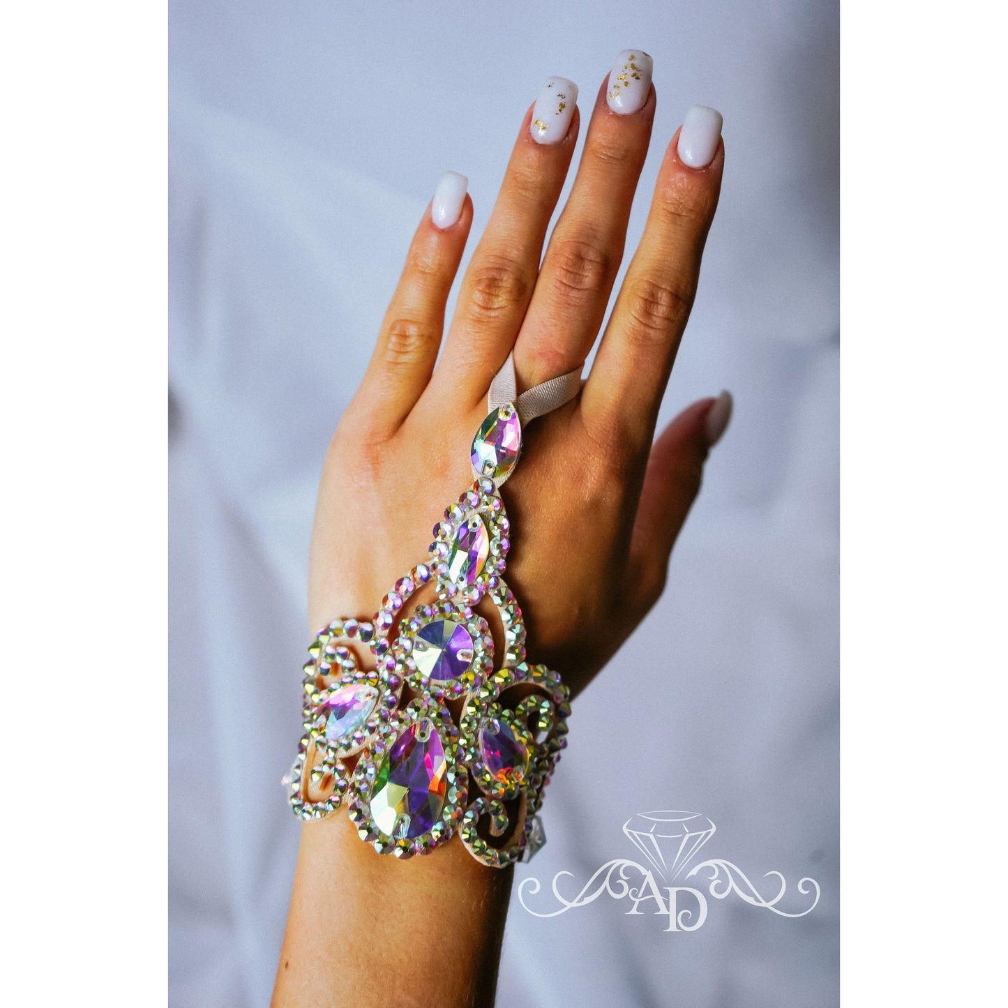 Statement Wrist to Finger Jewelry - Leila