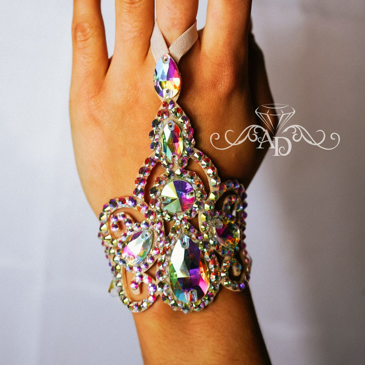 Statement Wrist to Finger Jewelry - Leila