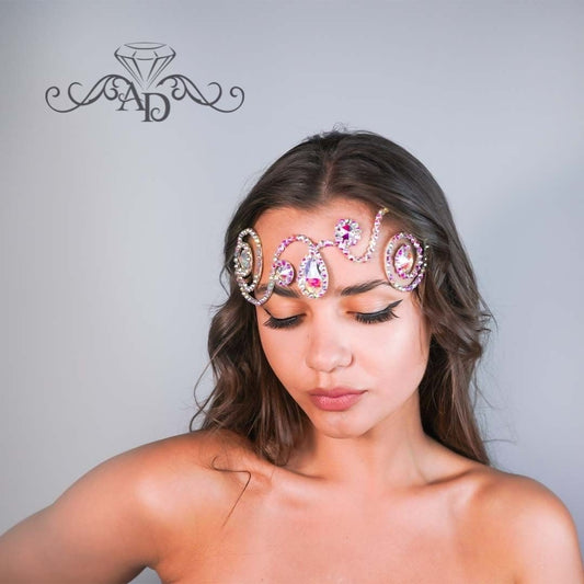 Versatile Wire Diadem for Dance and Events - Cassiopea