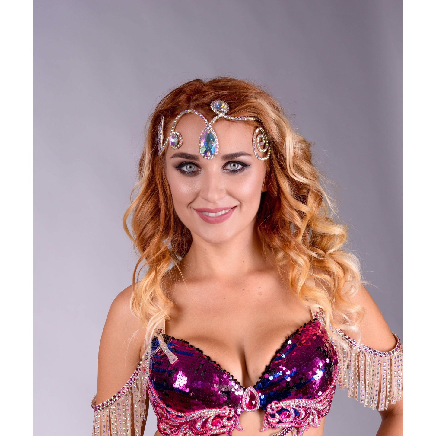 Versatile Wire Diadem for Dance and Events - Cassiopea
