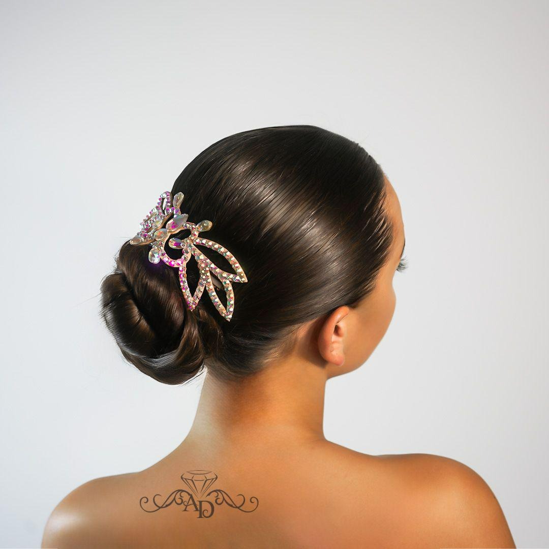 Show-Ready Dance Hairpiece - Paloma