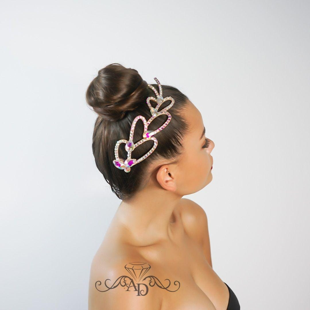 Rhinestone Dance Hairpiece - Gisele