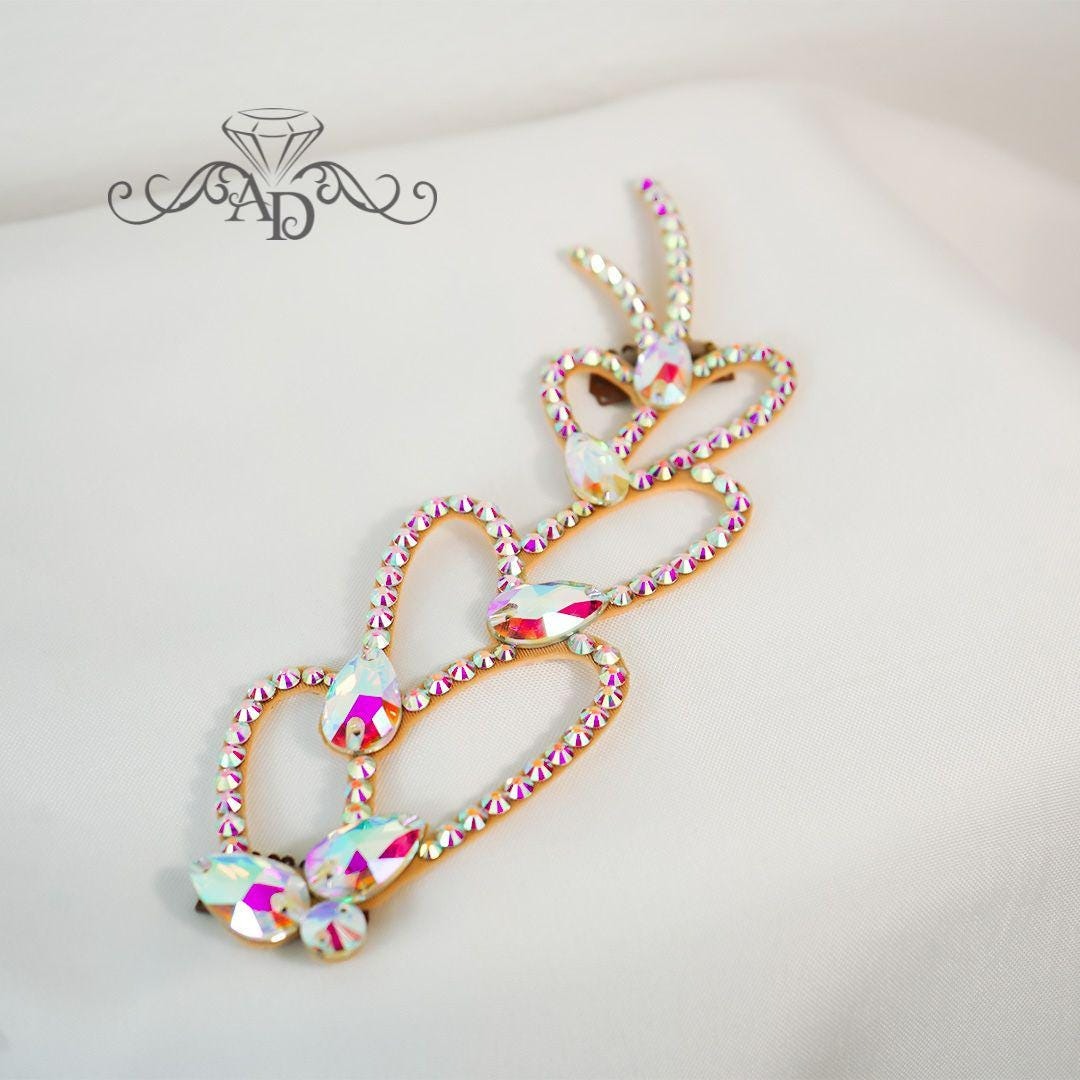 Rhinestone Dance Hairpiece - Gisele